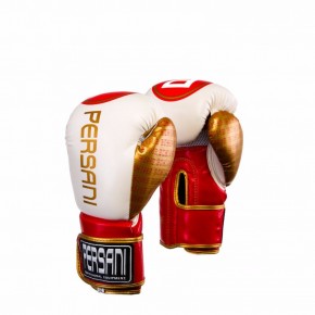 Γάντια πυγμαχίας & Kick Boxing Carbon Persani σε Κόκκινο - Λευκό χρώμα