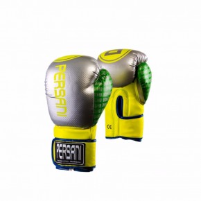 Γάντια Πυγμαχίας & Kick Boxing Carbon Persani σε Γκρί - Κίτρινο χρώμα